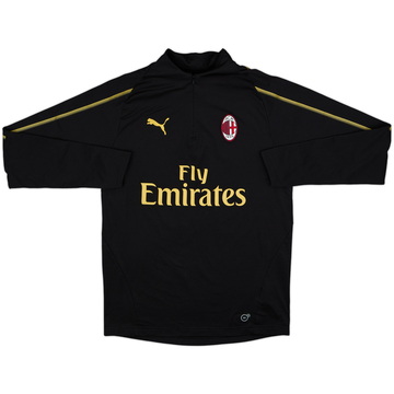 2018-19 AC Milan Puma 1/4 Zip Drill Top - 8/10 - (S)