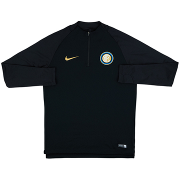 2018-19 Inter Milan Nike 1/4 Zip Sweat Top - 8/10 - (M)