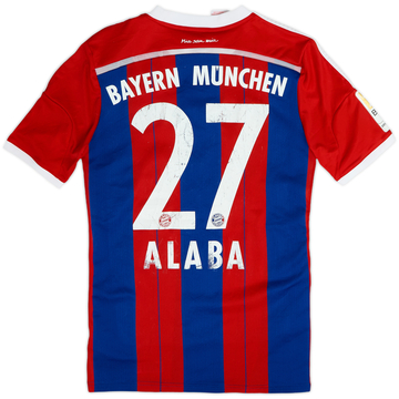 2014-15 Bayern Munich Home Shirt Alaba #27 - 5/10 - (XL.Boys)