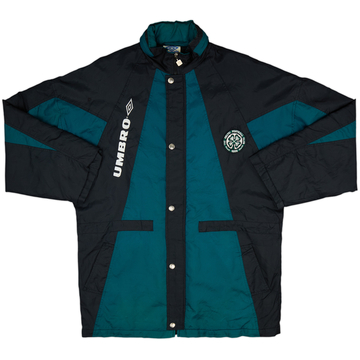 1995-96 Celtic Umbro Padded Bench Coat - 8/10 - (L)