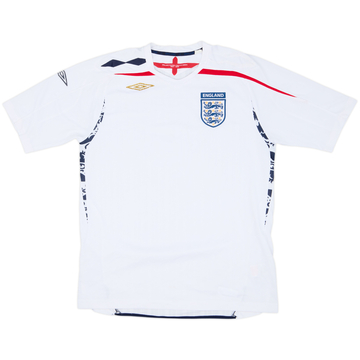 2007-09 England Home Shirt - 5/10 - (L)