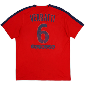 2016-17 Paris Saint-Germain Nike Training Shirt Verratti #6 - 5/10 - (L)