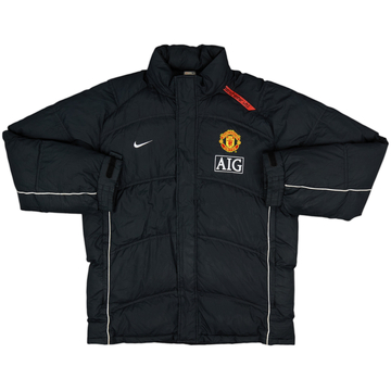 2008-09 Manchester United Nike Padded Bench Coat - 8/10 - (M)