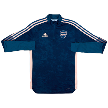 2020-21 Arsenal adidas 1/4 Zip Training Top - 8/10 - (S)