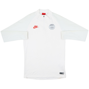 2019-20 Paris Saint-Germain Nike 1/4 Zip Drill Top - 6/10 - (S)