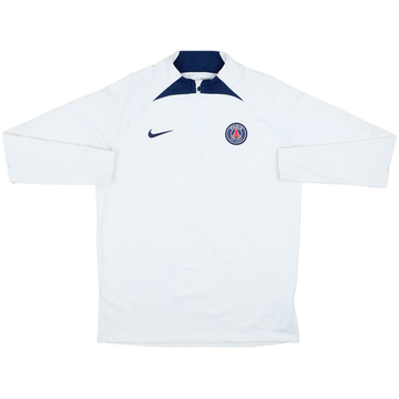 2022-23 Paris Saint-Germain Nike 1/4 Zip Sweat Top - 5/10 - (L)
