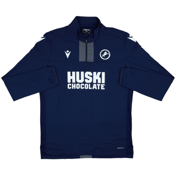 2021-22 Millwall Macron 1/4 Zip Training Top - 8/10 - (XXL)