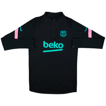 2020-21 Barcelona Nike 1/4 Zip Drill Top - 6/10 - (S)