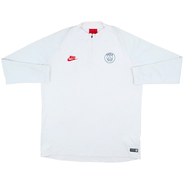 2019-20 Paris Saint-Germain Nike 1/4 Zip Drill Top - 5/10 - (XL)