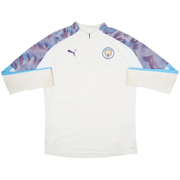 2019-20 Manchester City Puma 1/4 Zip Drill Top - 4/10 - (S)