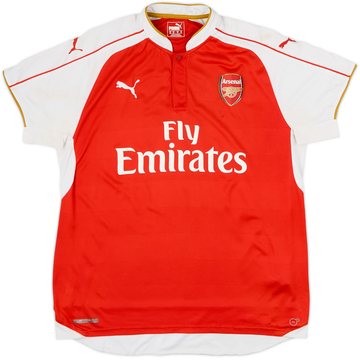 2015-16 Arsenal Home Shirt - 5/10 - (XL)