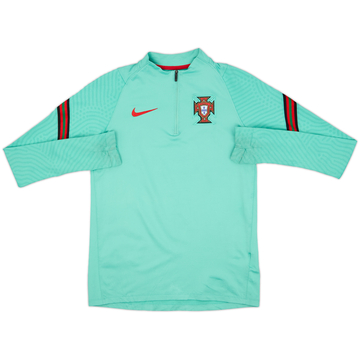 2020-21 Portugal Nike 1/4 Zip Training Top - 7/10 - (L.Boys)