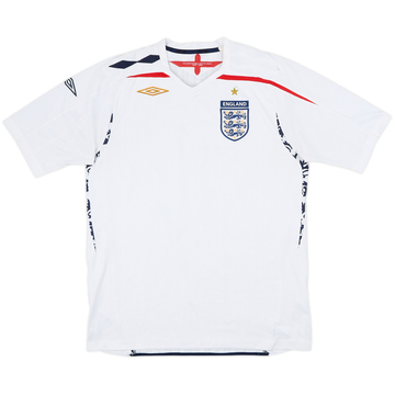 2007-09 England Home Shirt - 5/10 - (L)