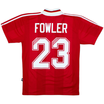 1995-96 Liverpool Home Shirt Fowler #23 - 8/10 - (S)