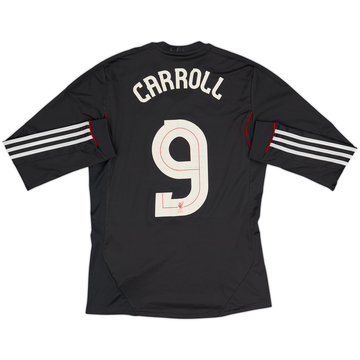 2011-12 Liverpool Away L/S Shirt Carroll #9 - 6/10 - (S)