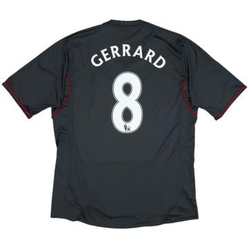 2011-12 Liverpool Camiseta Visitante Gerrard #8 - 6/10 - (L)