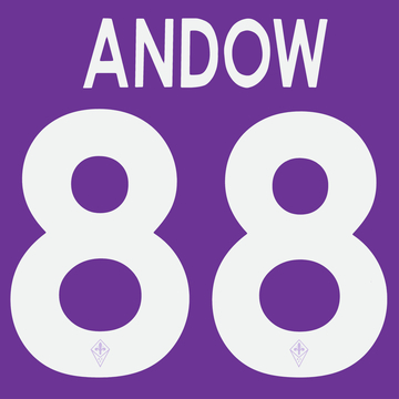 2013-14 Fiorentina Home Andow #88 Nameset