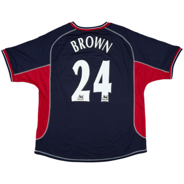 2000-01 Manchester United Third Shirt Brown #24 - 7/10 - (L)