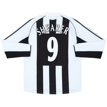 2005-07 Newcastle Home L/S Shirt Shearer #9 - 10/10 - (L)