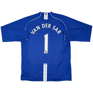 2007-08 Manchester United GK Shirt Van Der Sar #1 - 8/10 - (XL)