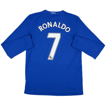 2008-09 Manchester United Third L/S Shirt Ronaldo #7 - 8/10 - (S)