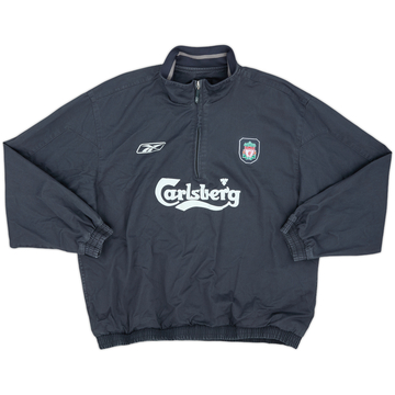 2004-05 Liverpool Reebok 1/4 Zip Drill Top - 8/10 - (L)