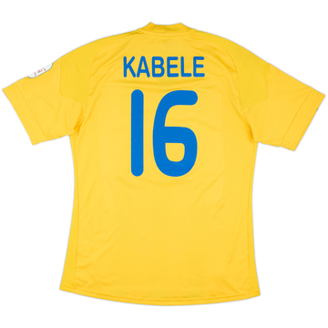 2011-12 DAC Dunajska Streda Match Issue Home Shirt Kabele #16