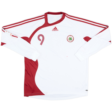 2007 Latvia Match Issue Away L/S Shirt #9
