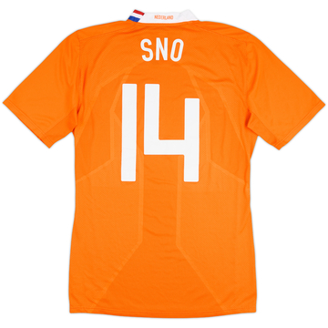 2008 Holland Olympics Match Issue Home Shirt Sno #14