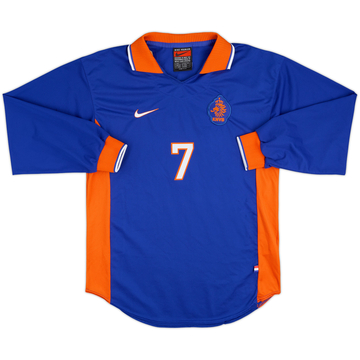 1997-98 Netherlands Match Issue Away L/S Shirt #7