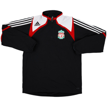 2007-08 Liverpool adidas 1/4 Zip Drill Top - 7/10 - (S)