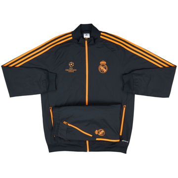 2013-14 Real Madrid adidas Full Tracksuit - 8/10 - (M)