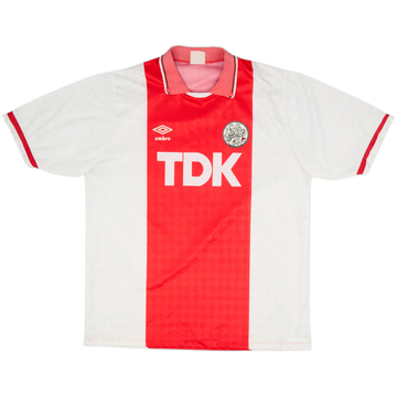 1989-91 Ajax Home Shirt - 8/10 - (XL)