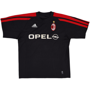 2001-02 AC Milan adidas Training Shirt - 8/10 - (S)