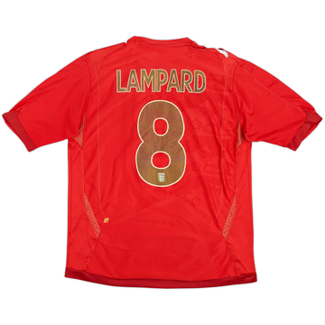 2006-08 England Away Shirt Lampard #8 - 4/10 - (L)