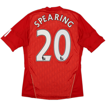 2010-12 Liverpool Home Shirt Spearing #20 - 5/10 - (XL.Boys)