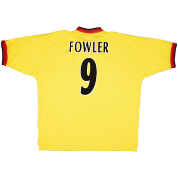 1997-99 Liverpool Away Shirt Fowler #9 - 6/10 - (XXL)