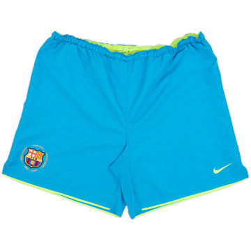 2007-08 Barcelona Away Shorts - 7/10 - (XL)