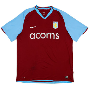 2008-09 Aston Villa Home Shirt - 5/10 - (XL)