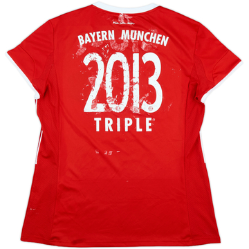 2013-14 Bayern Munich Home Shirt Triple #2023 - 4/10 - (Women's XL)