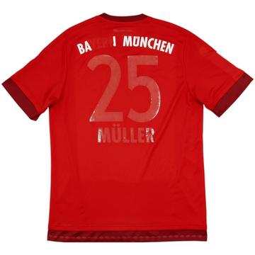 2015-16 Bayern Munich Home Shirt Muller #25 - 4/10 - (L)