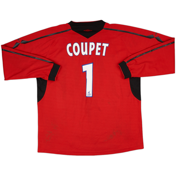 2007-08 Lyon GK Shirt Coupet #1 - 7/10 - (XL)