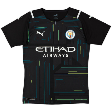 2021-22 Manchester City S/S Authentic GK Shirt - 5/10 - (M)
