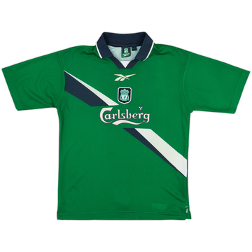 1999-00 Liverpool Away Shirt - 9/10 - (M.Boys)