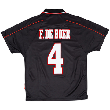 1998-99 Ajax Away Shirt F.De Boer #4 - 6/10 - (S)