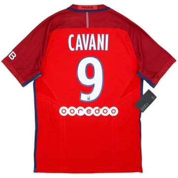 2016-17 Paris Saint-Germain Authentic Away Shirt Cavani #9 (M)