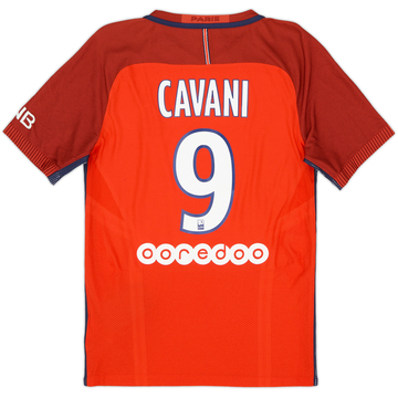 2016-17 Paris Saint-Germain Authentic Away Shirt Cavani #9 (S)