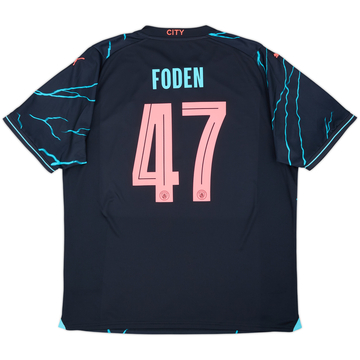 2023-24 Manchester City Third Shirt Foden #47 - 8/10 - (XL)
