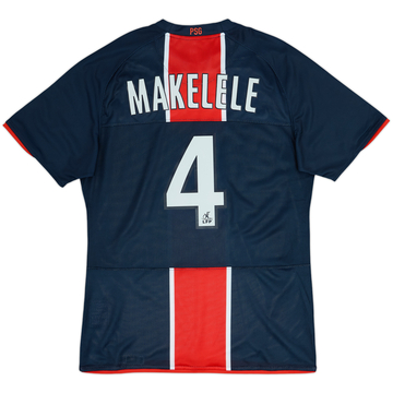 2008-09 Paris Saint-Germain Player Issue Home Shirt Makelele #4 - 9/10 - (M)