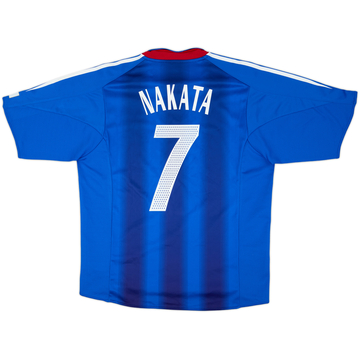 2004-06 Japan Home Shirt Nakata #7 - 8/10 - (M)